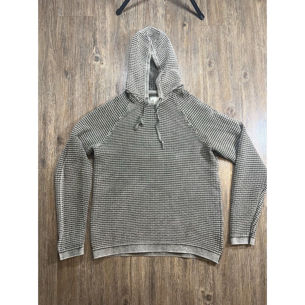 Carbon 2 Cobalt Hoodie Men M Ribbed Heavy Green Pullover Sweater